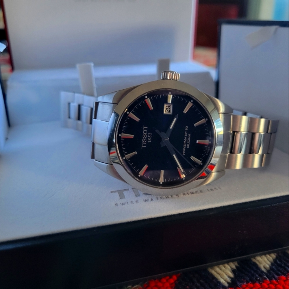Tissot Gentleman Powermatic 80 Silicium Mens Watch